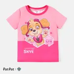 1pc PAW Patrol Kleinkind Mädchen/Junge Niedliches Charakter Print T-Shirt
 rosa