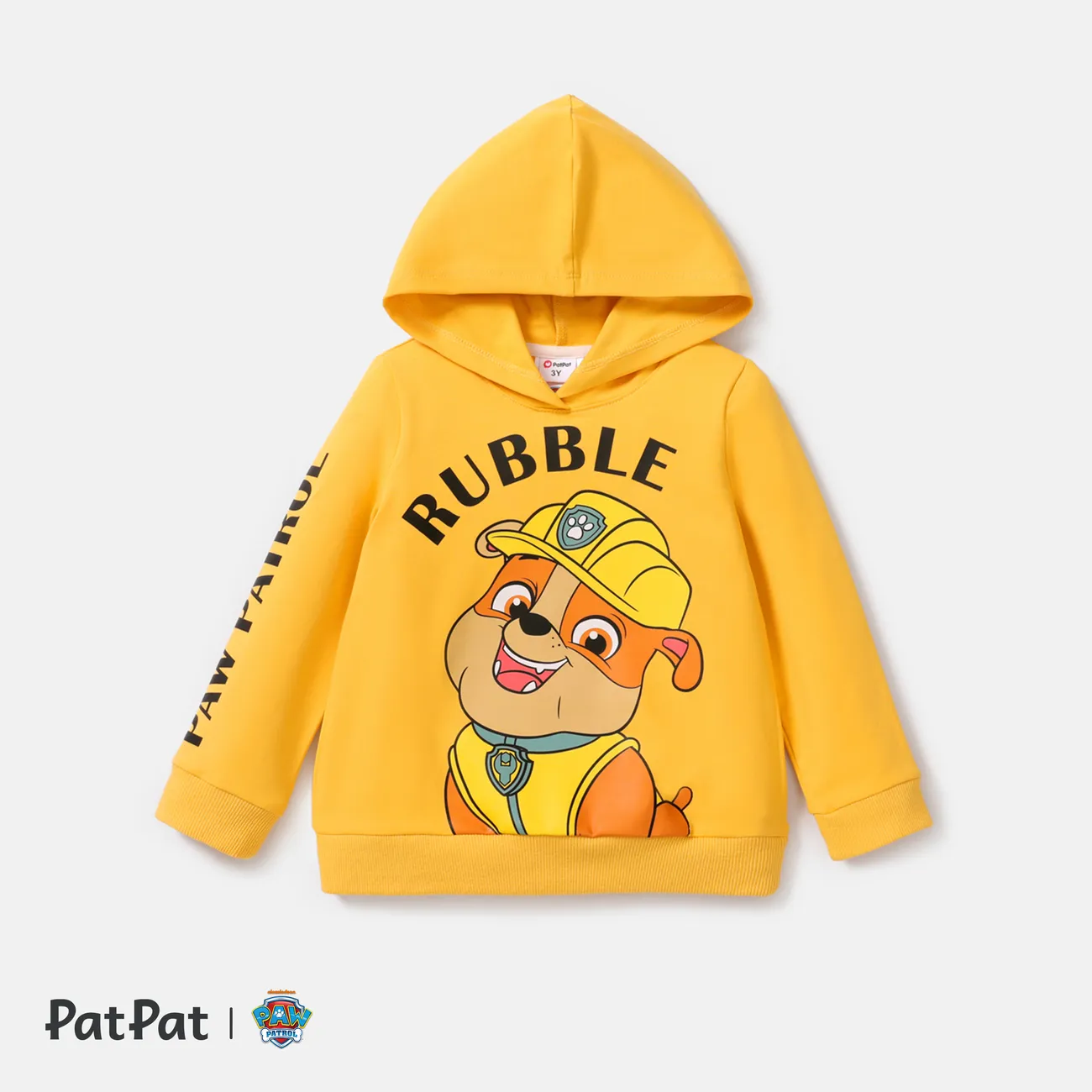 Helfer auf vier Pfoten Kleinkinder Unisex Mit Kapuze Basics Hund Sweatshirts gelb big image 1