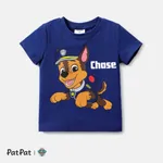 PAW Patrol 1pc  Chase/Marshall/Skye/Rubble/Everest/Liberty Toddler Girl/Boy Cute Character Print T-shirt royalblue