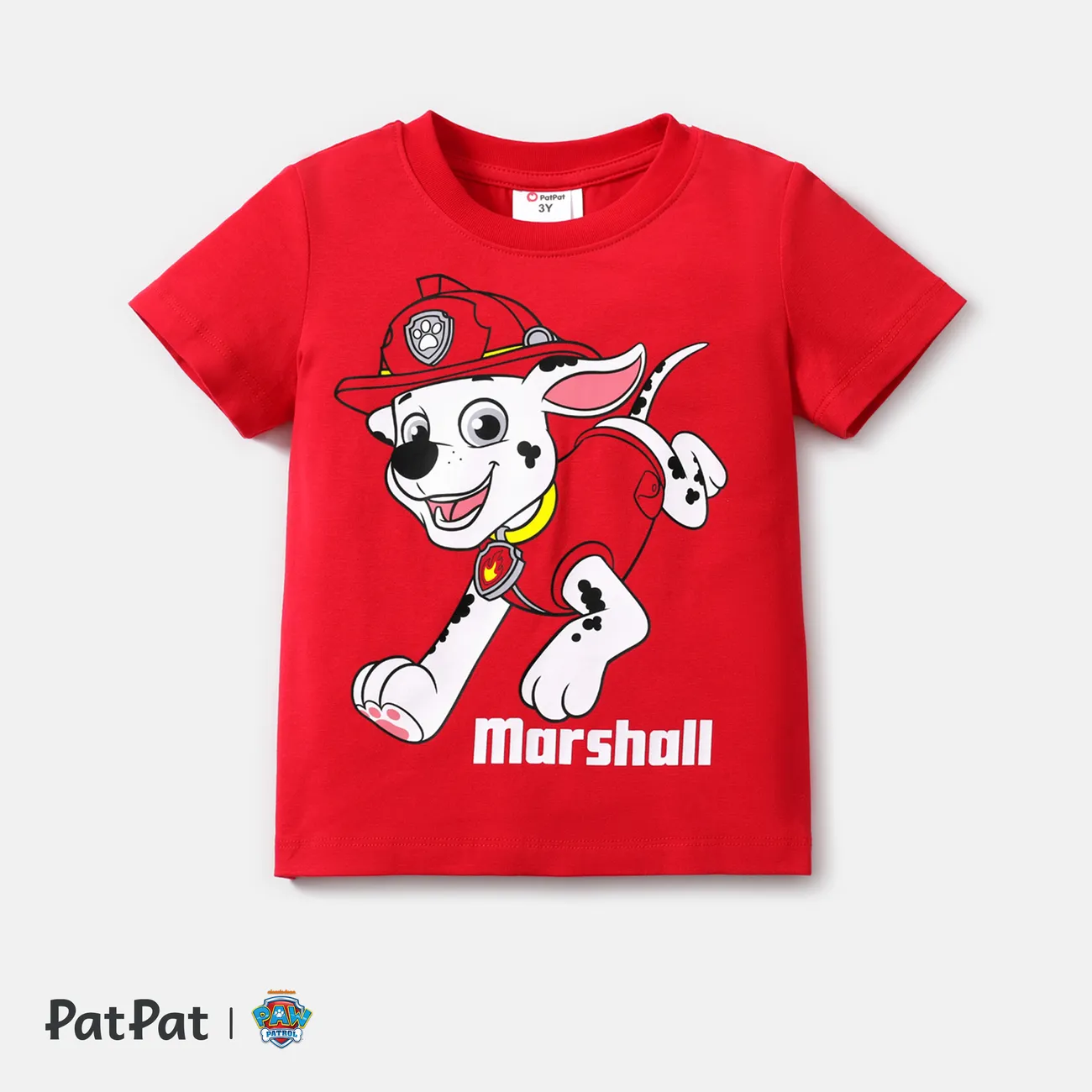 Patrulla de cachorros Pascua Niño pequeño Unisex Infantil Perro Manga corta Camiseta rojo 2 big image 1