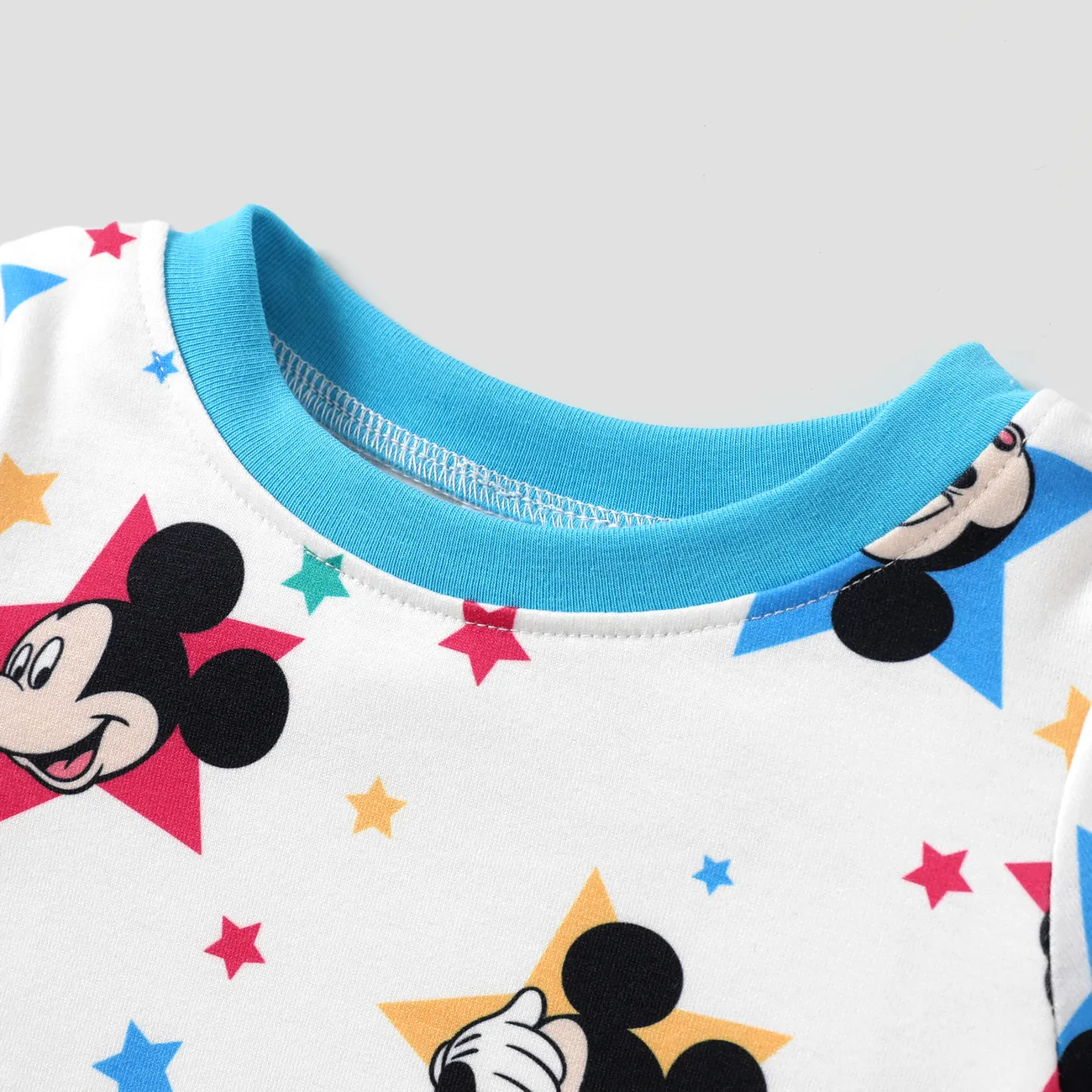 Disney Mickey and Friends Bebé Unissexo Infantil Manga curta T-shirts Azul big image 1