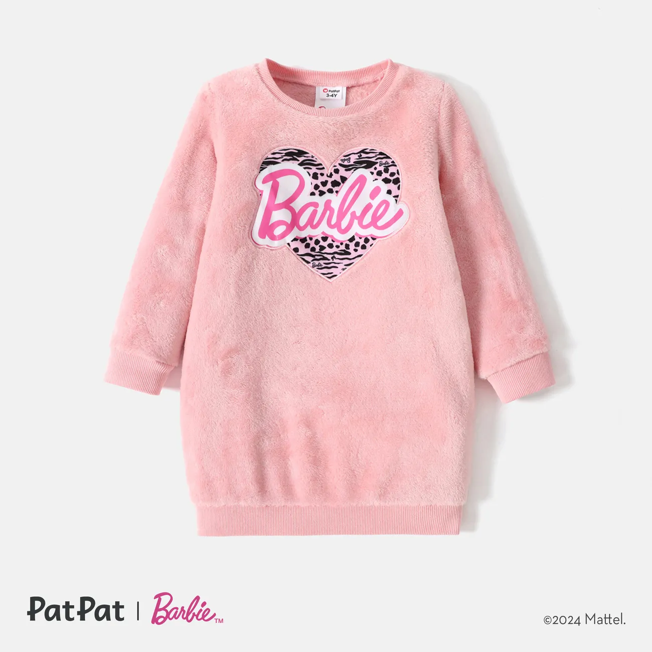 Barbie Kleinkinder Mädchen Süß Kleider rosa big image 1