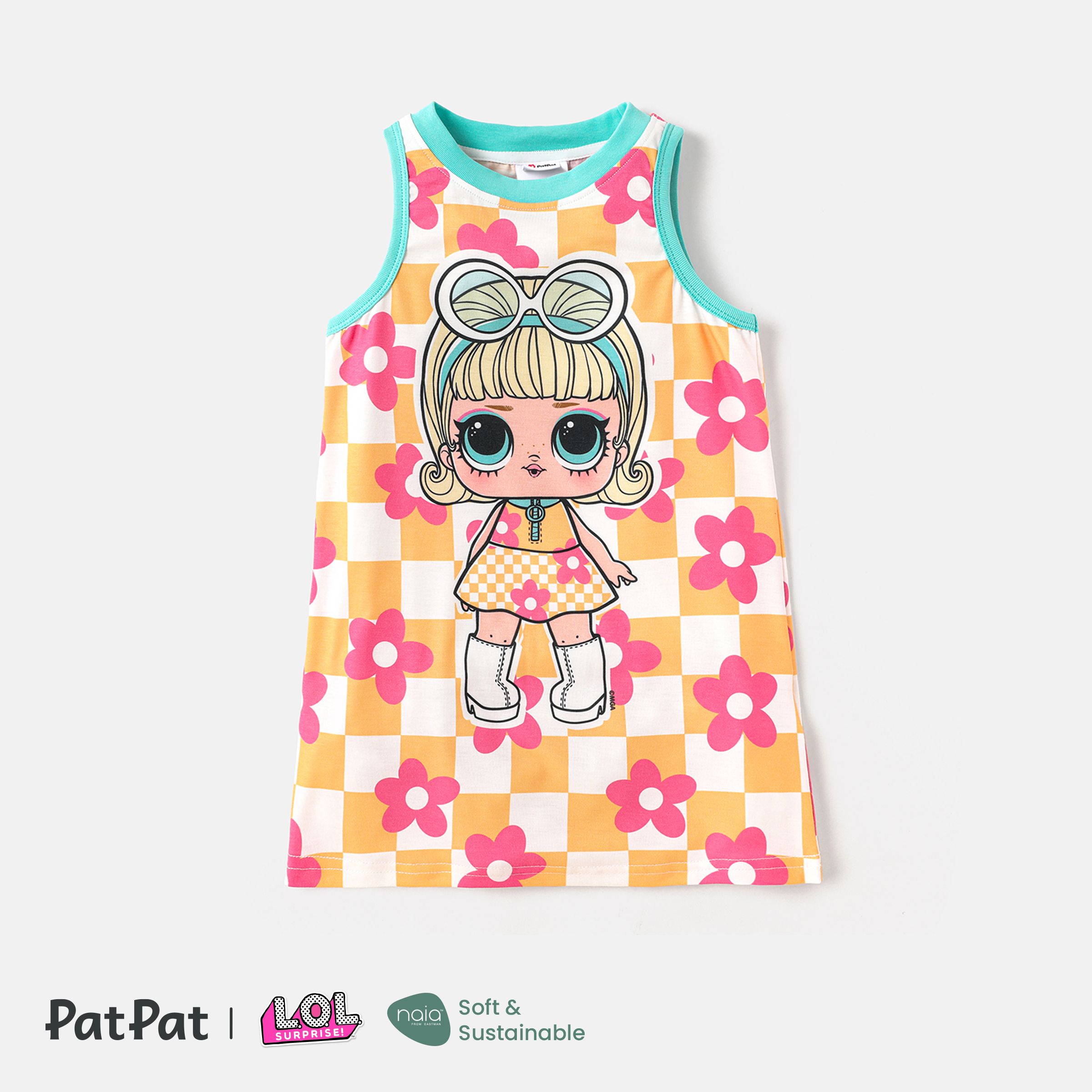 L.O.L. SURPRISE! Toddler/Kid Girl Colorblock Sleeveless Dress