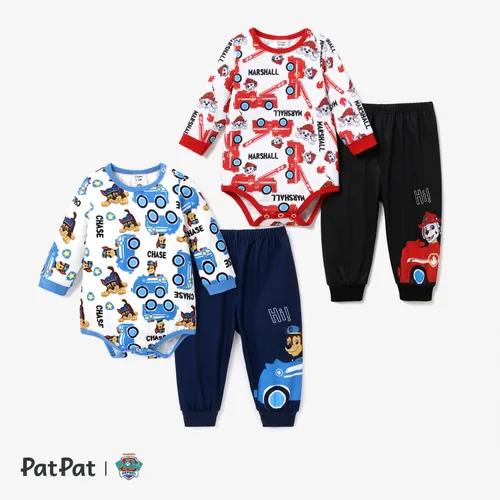 PAW Patrol Little Boy Character Print Long-sleeve Bodysuit and Pants Set