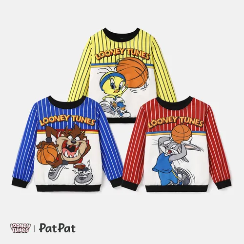 Looney Tunes Toddler Boy Basketball & Character Print Long-sleeve Top