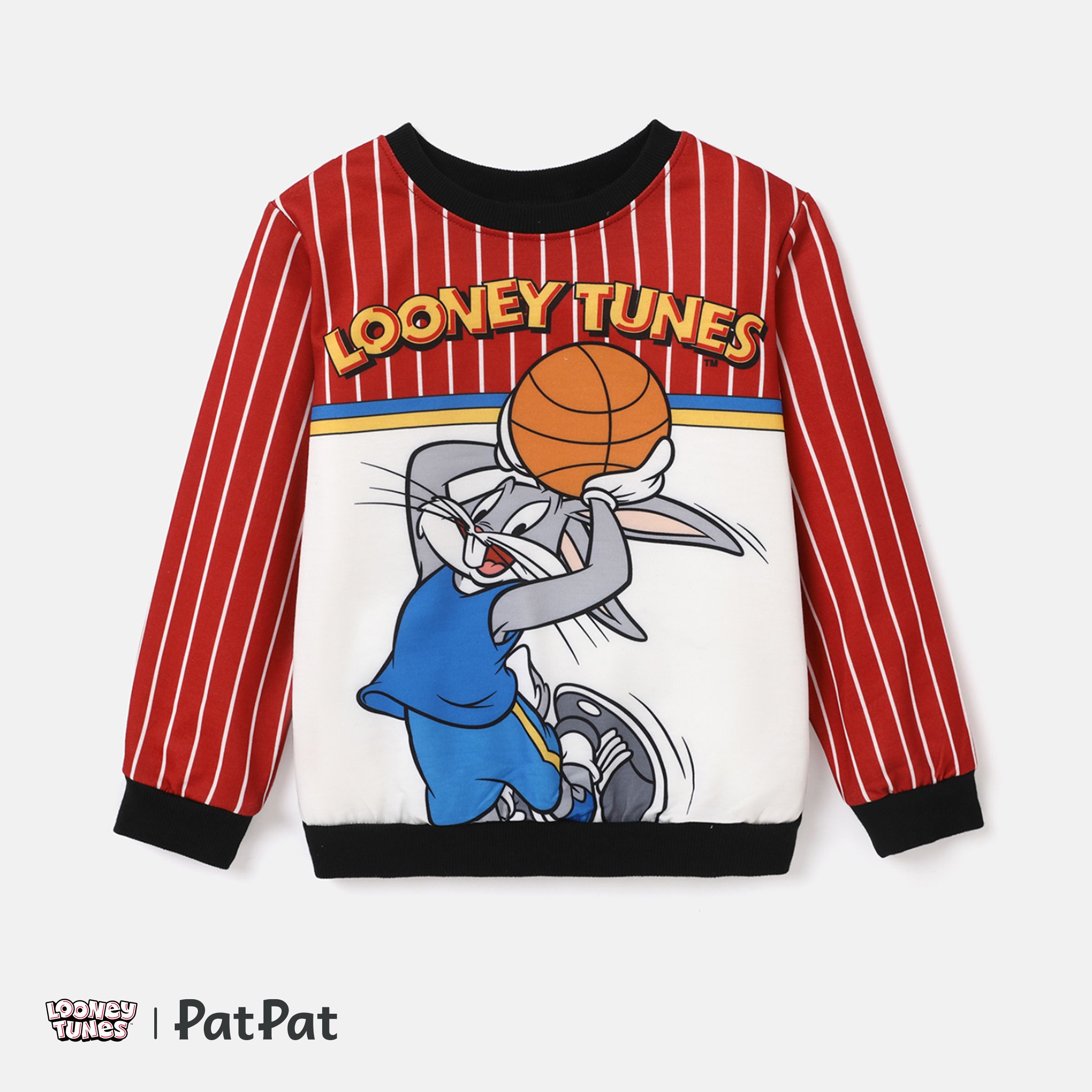 Looney Tunes Toddler Boy Basketball & Character Print Long-sleeve Top