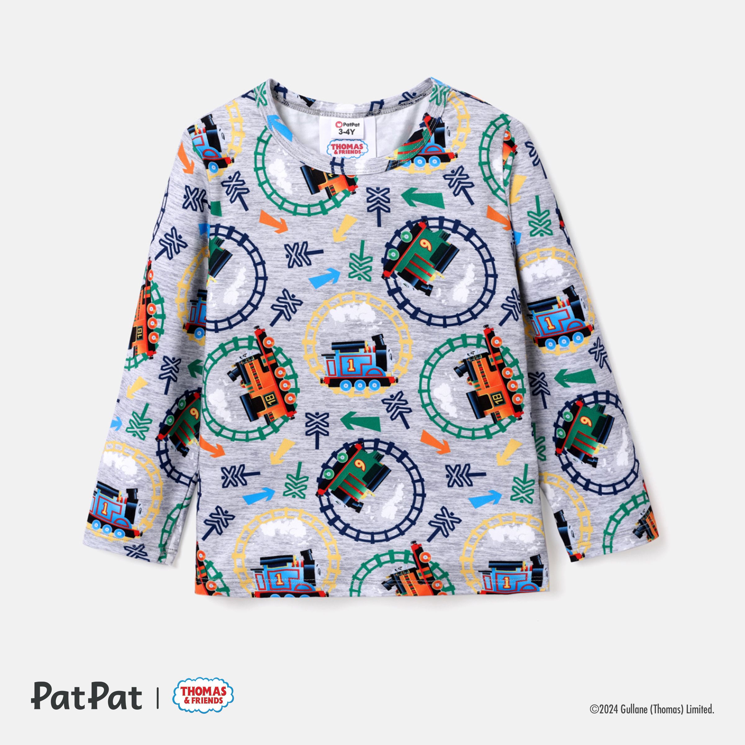 Thomas & Friends Digital Print Toddler Boy Long-sleeve T-Shirt