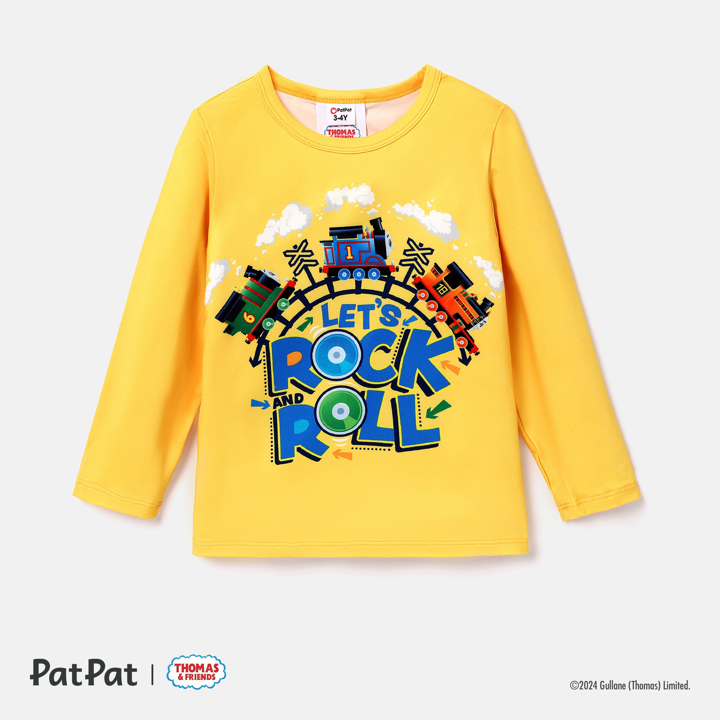 Thomas & Friends Digital Print Toddler Boy Long-sleeve T-Shirt