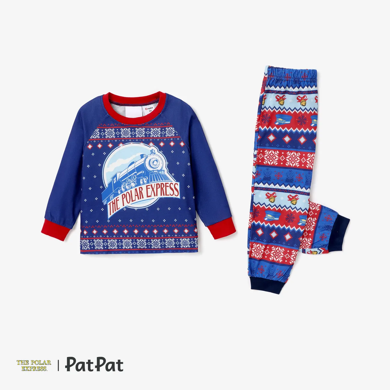 The Polar Express Navidad Looks familiares Manga larga Conjuntos combinados para familia Pijamas (Flame Resistant) Multicolor big image 1