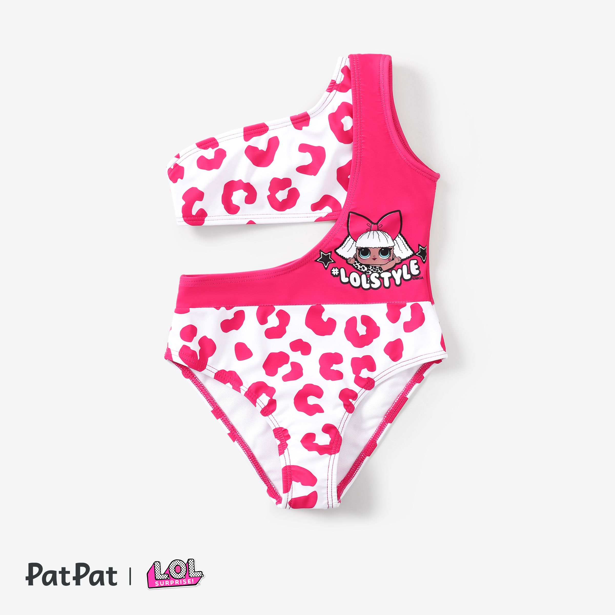 LOL Surprise Character 1pcs Toddler/Kid Girls' Leopard Swimsuit