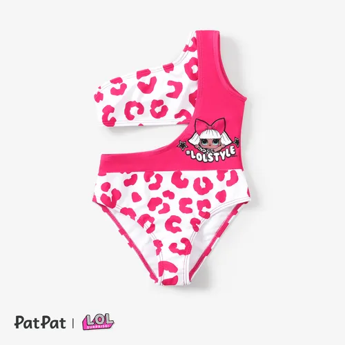 LOL Surprise Character 1pcs Toddler/Kid Girls' Leopard Swimsuit
