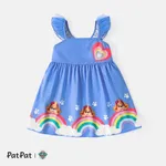 PAW Patrol Toddler Girl Ruffled Rainbow Print Cami Dress Blue