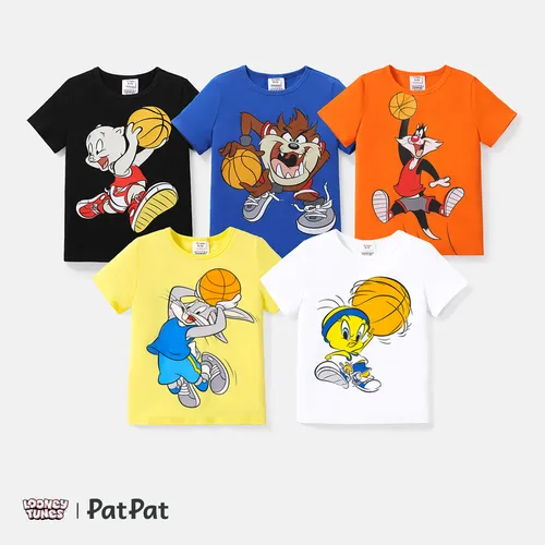Looney Tunes Chicos Chico Estampados de animales Manga corta Camiseta