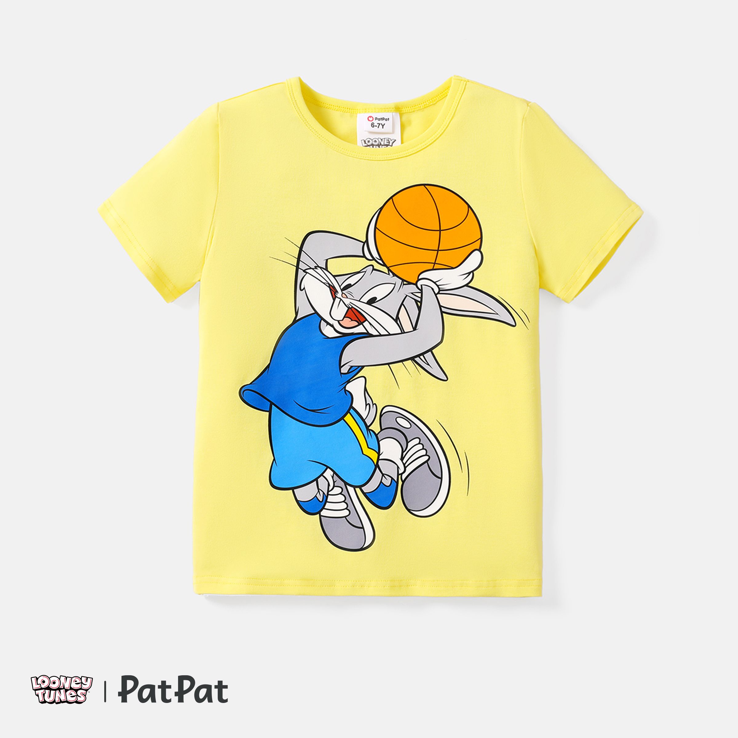 Looney Tunes Kid Boy Character Print Short-sleeve Cotton Tee
