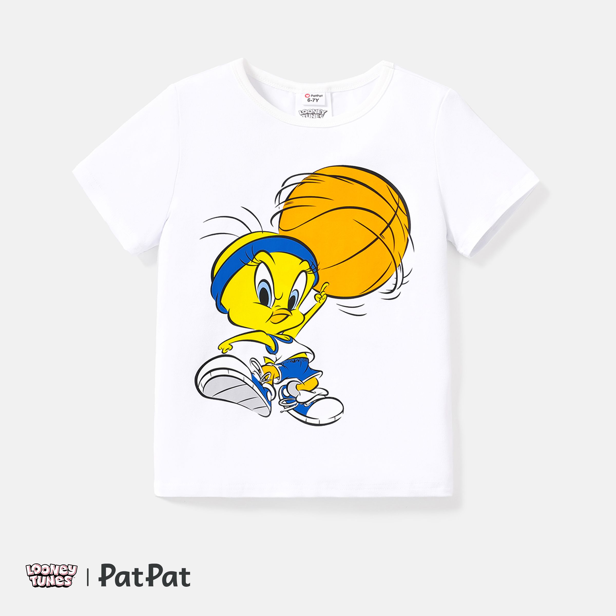 Looney Tunes Kid Boy Character Print Short-sleeve Cotton Tee
