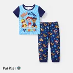 PAW Patrol Toddler Girl/Boy Short-sleeve Tee and Pants Pajamas Set Blue