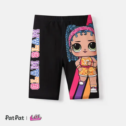 L.O.L. SURPRISE! Kid Girl Eco-friendly RPET Fabric Character Print Leggings Shorts