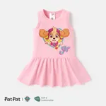 PAW Patrol Toddler Girl Heart Print Naia/Cotton Sleeveless Dress Pink