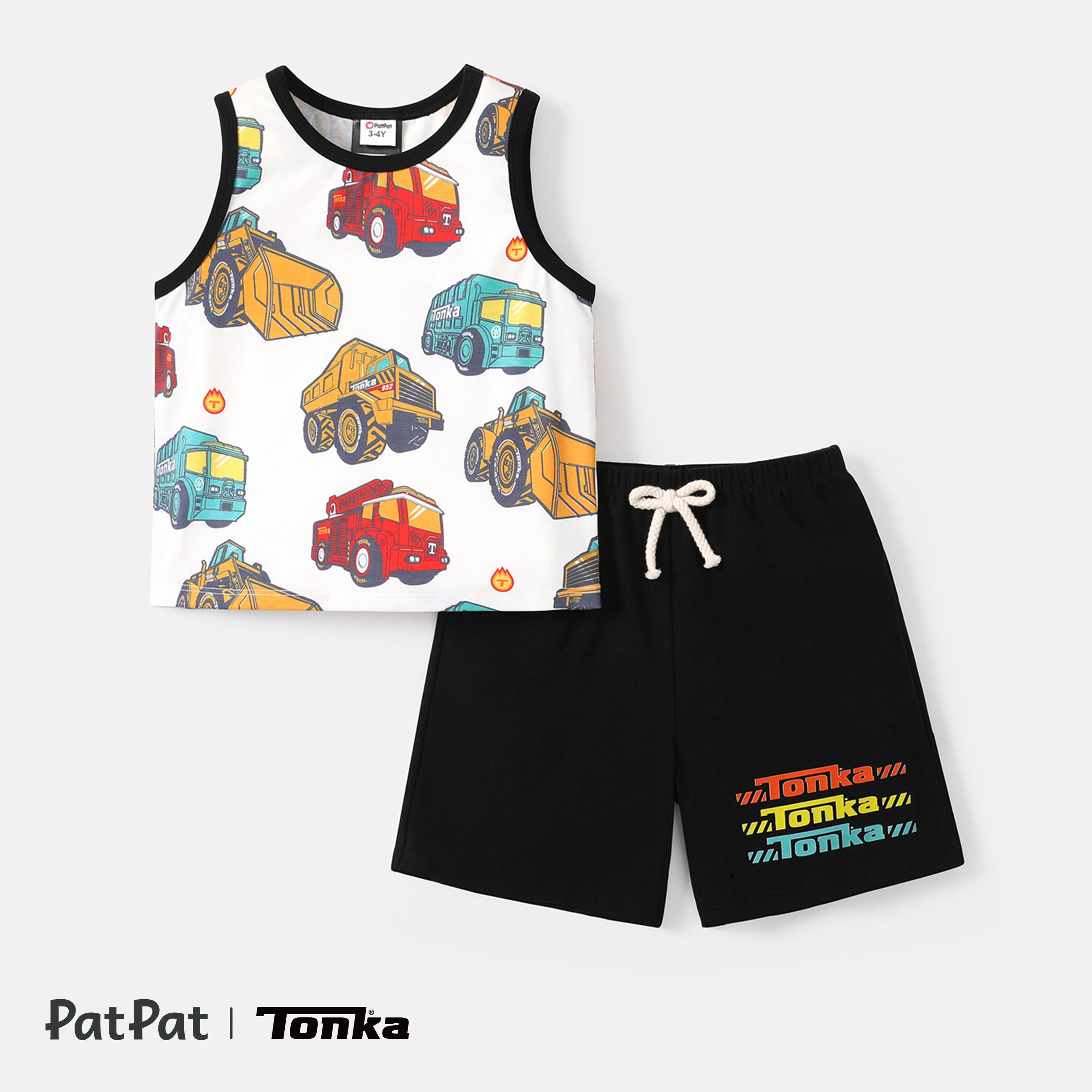 Tonka Baby Boy 2pcs Graphic Print Naiaâ¢ Tank Top And Cotton Shorts Set