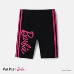 Barbie Toddler Girl Letter Pattern Leggings Shorts Negro