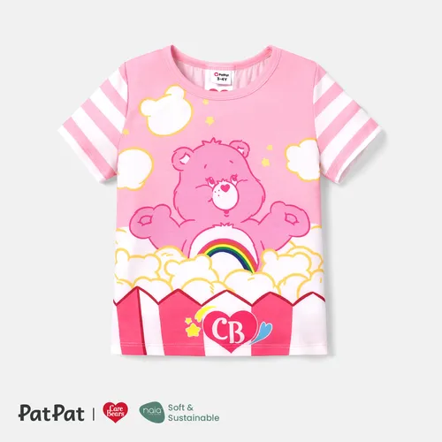Ursinhos Carinhosos Criança Unissexo Infantil Urso Manga curta T-shirts