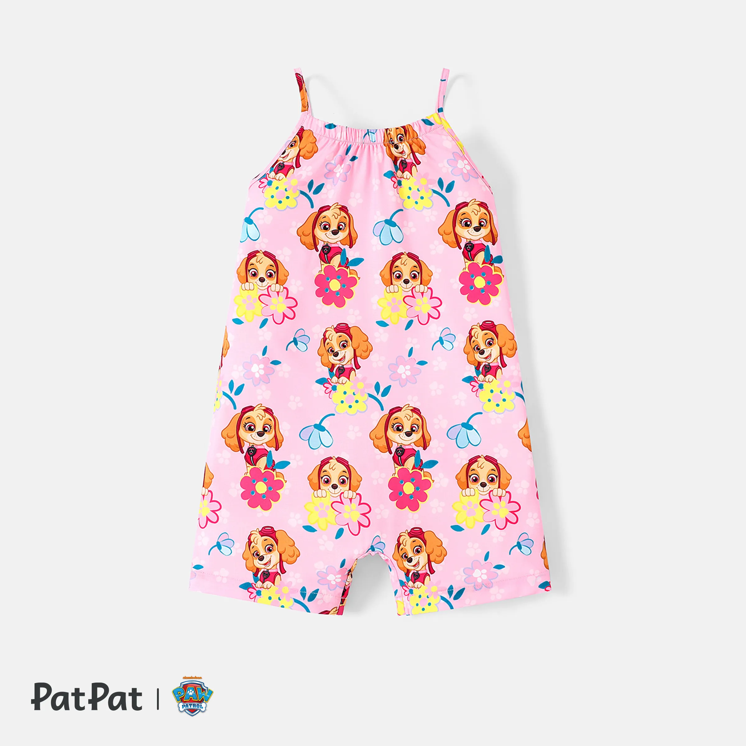 PAW Patrol Toddler Girl Character Print Slip Romper