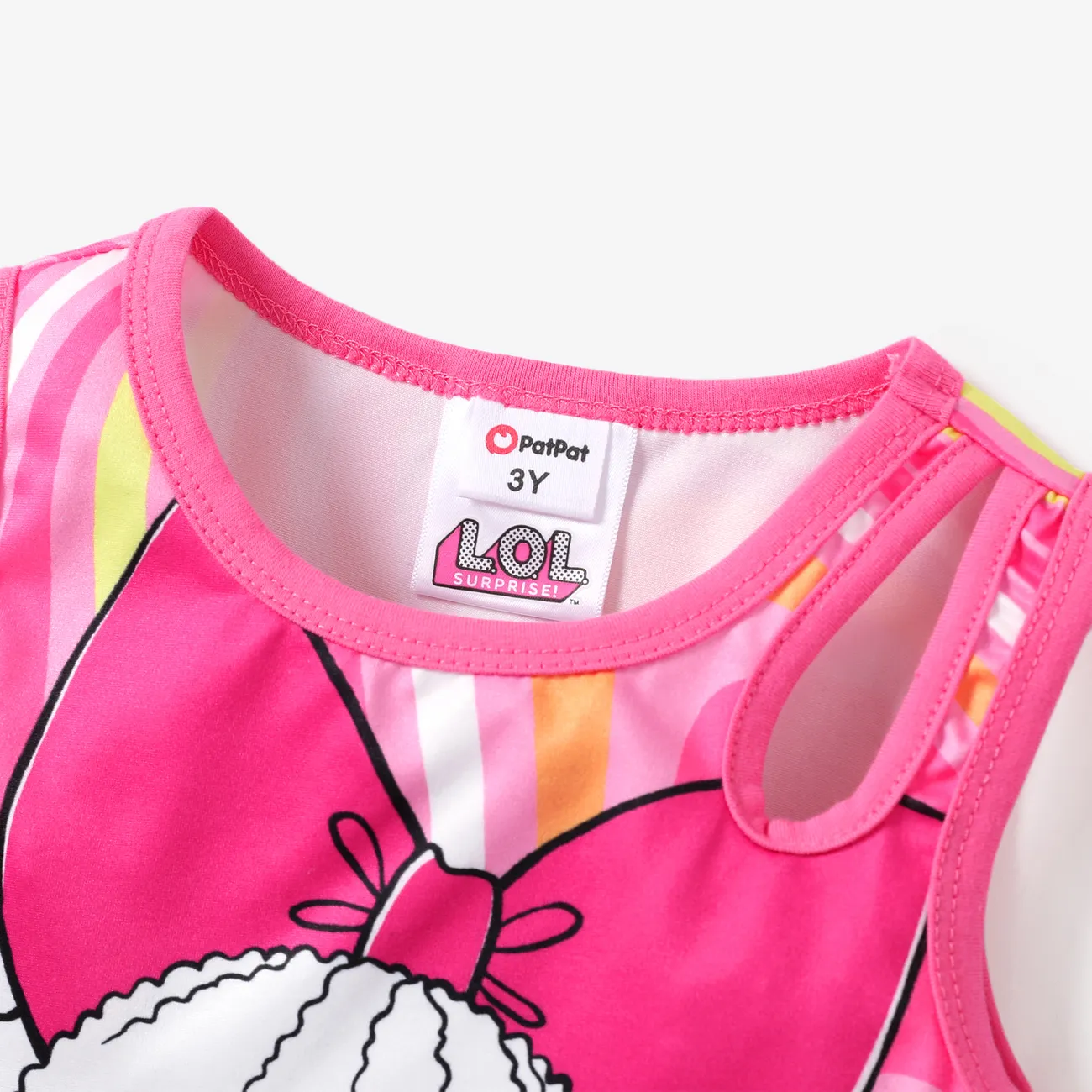 L.O.L.  Surprise 2pcs Toddler/Kids Girls Character Waist Bag Cargo Shorts Set
 Roseo big image 1