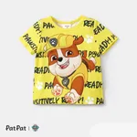 PAW Patrol 1pc  Toddler Girl/Boy Character doodle Print  T-shirt
 Yellow