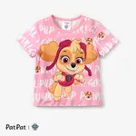 PAW Patrol 1pc  Toddler Girl/Boy Character doodle Print  T-shirt
 Pink