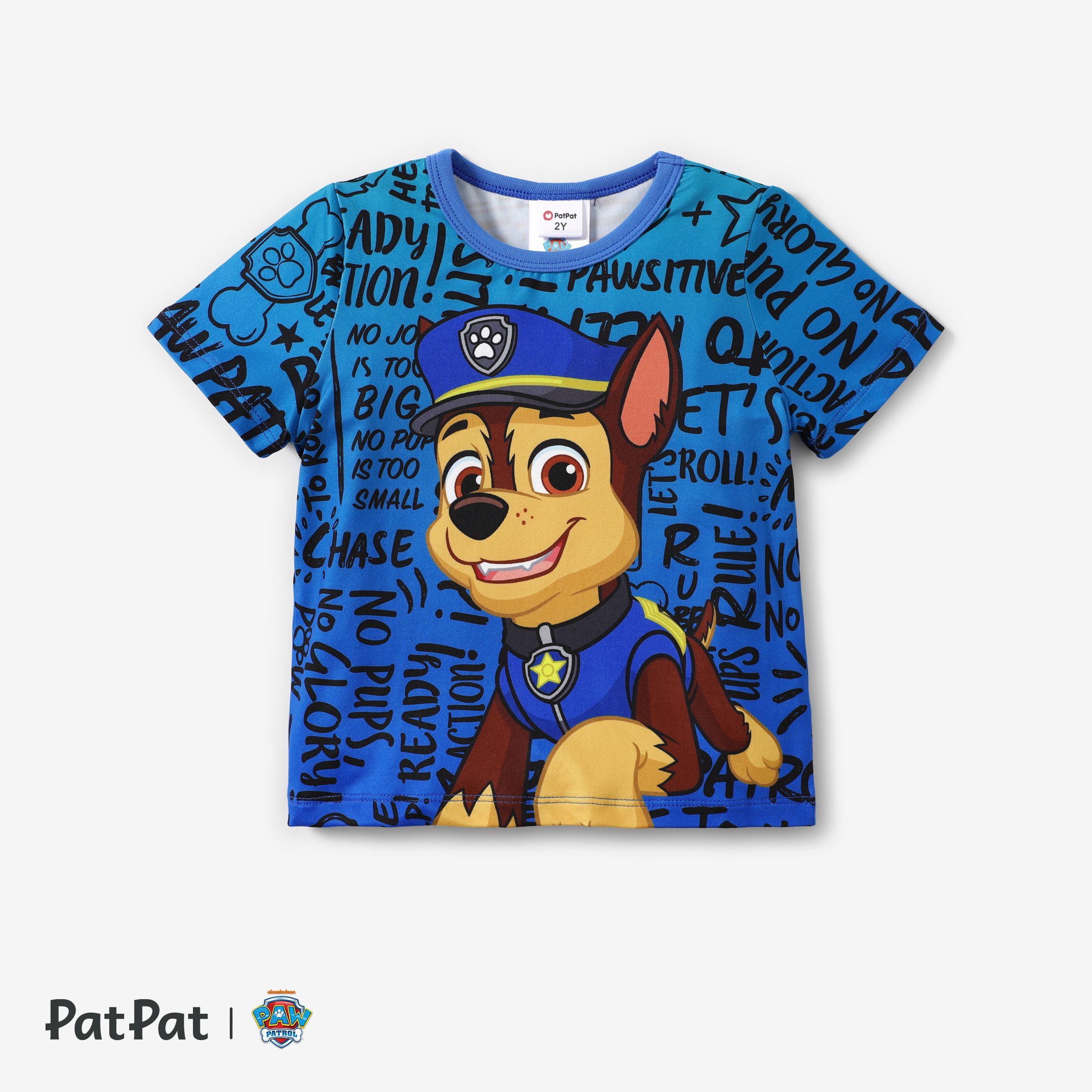 PAW Patrol 1pc  Toddler Girl/Boy Character Doodle Print  T-shirt