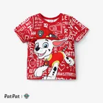 PAW Patrol 1pc  Toddler Girl/Boy Character doodle Print  T-shirt
 Red