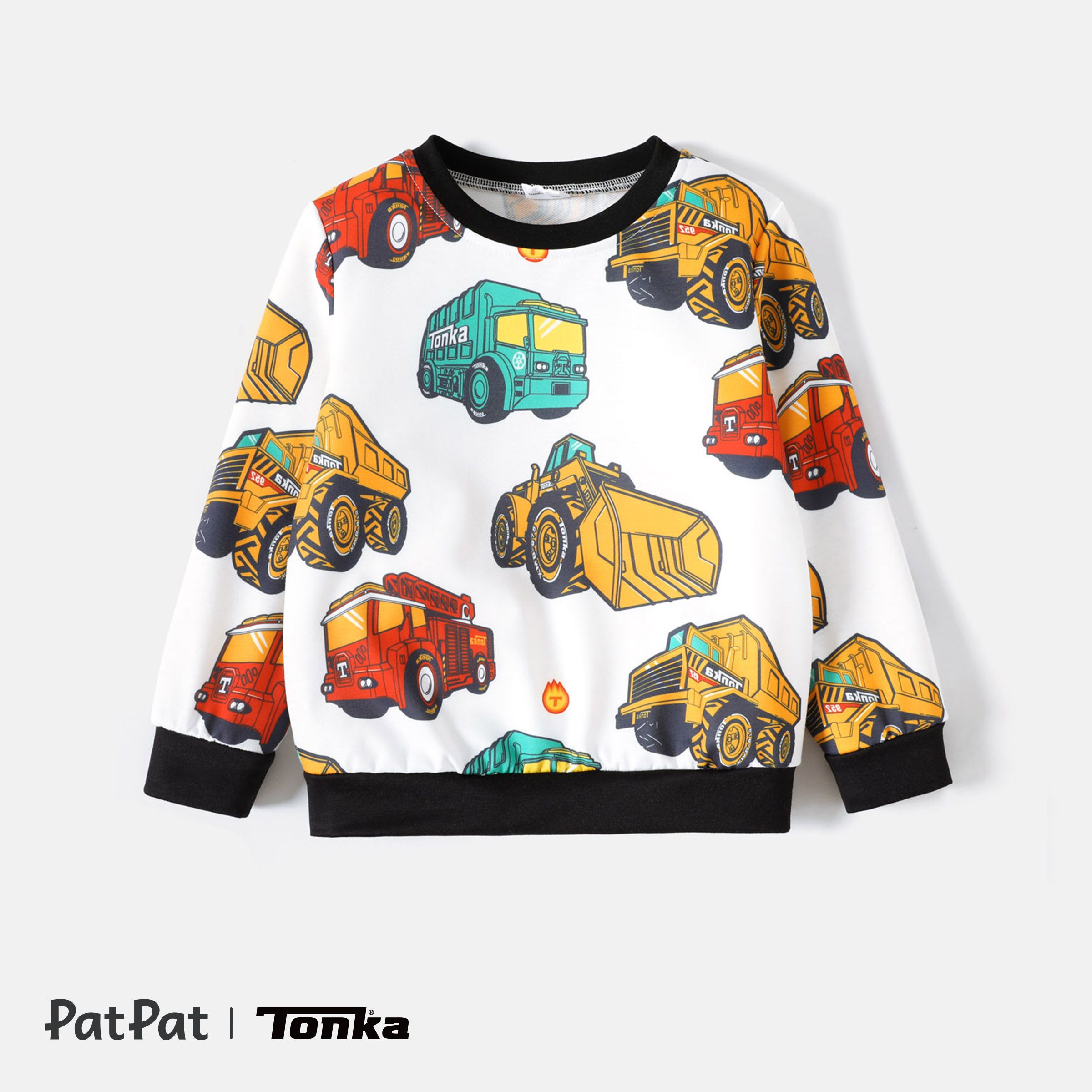 Tonka Toddler Boy Trucks Print Pullover Sweatshirt