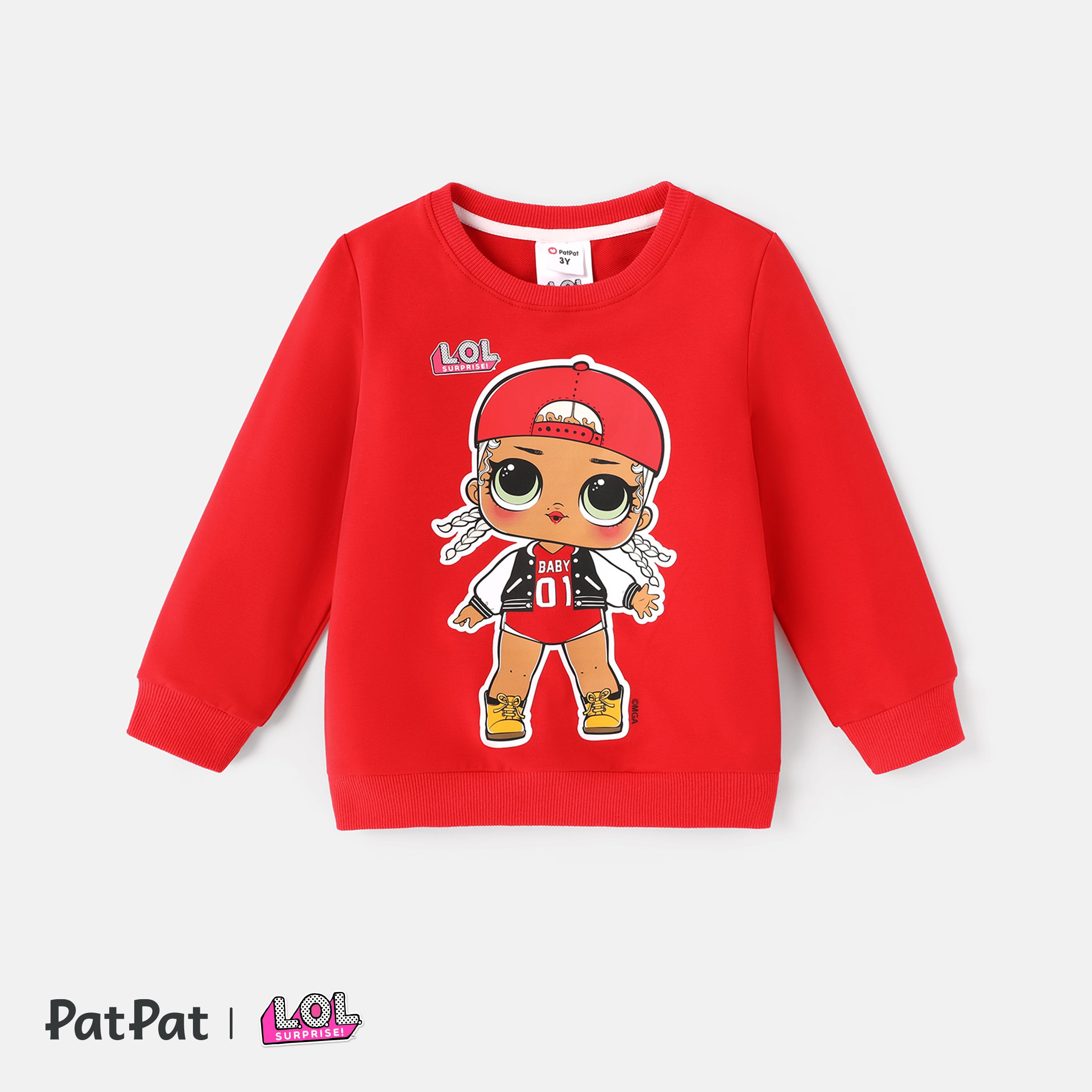 L.O.L. SURPRISE! Toddler Girl Character Print Cotton Pullover Sweatshirt