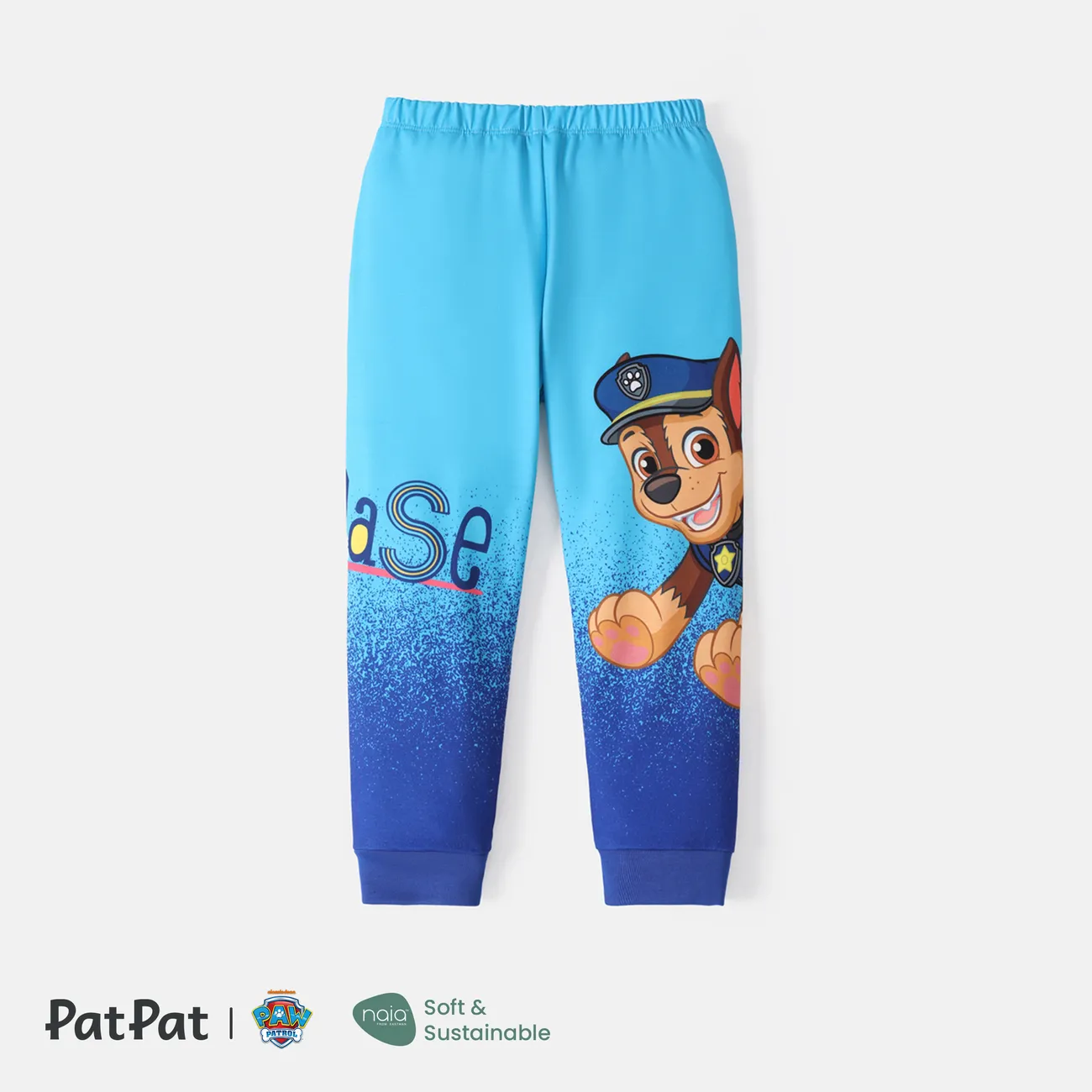 Pantalones elásticos con bloques de color para niño/niña de la Patrulla Canina Azul cielo big image 1