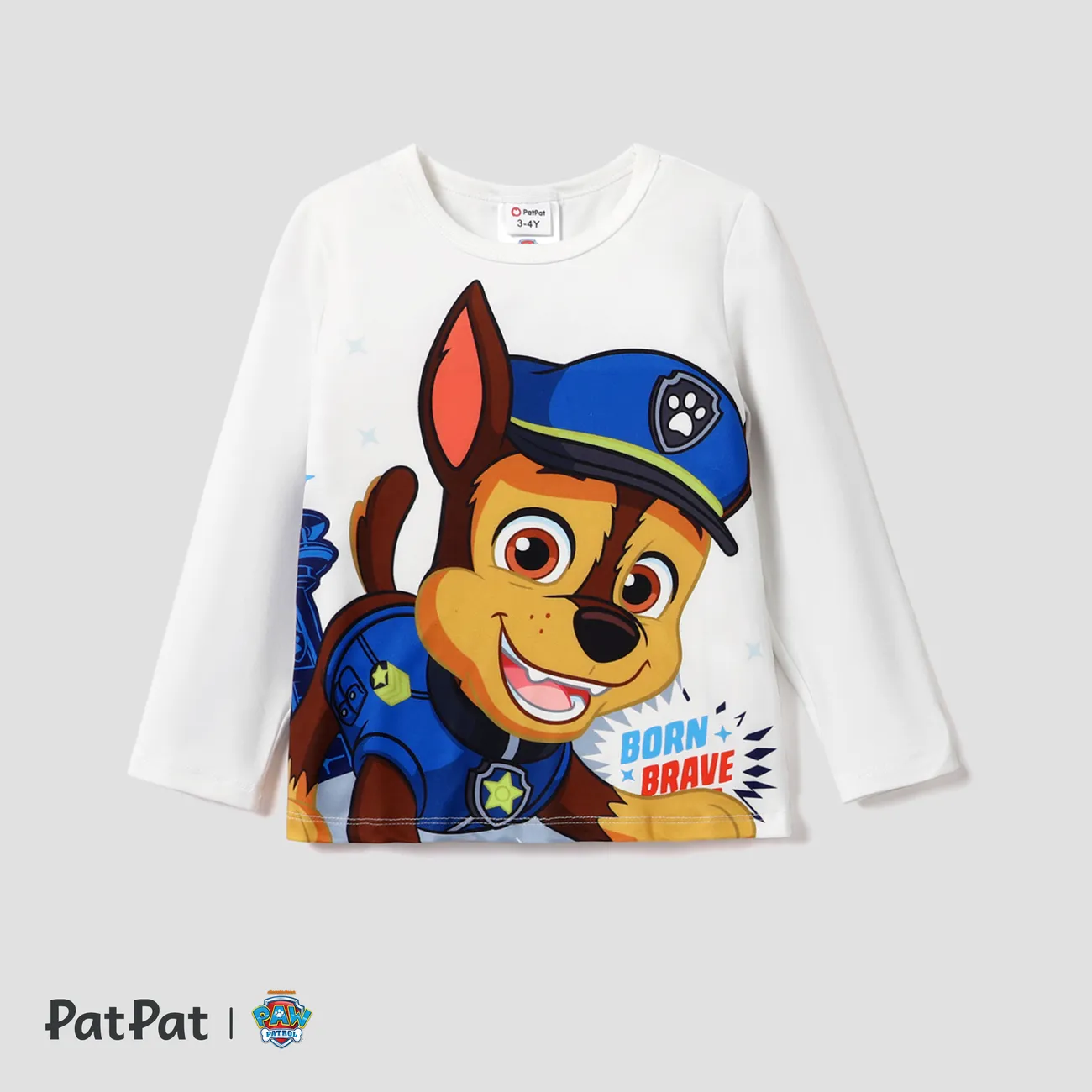 PAW Patrol Toddler Boy Character Print White Top or Blue Waistcoat or Black Pants White big image 1