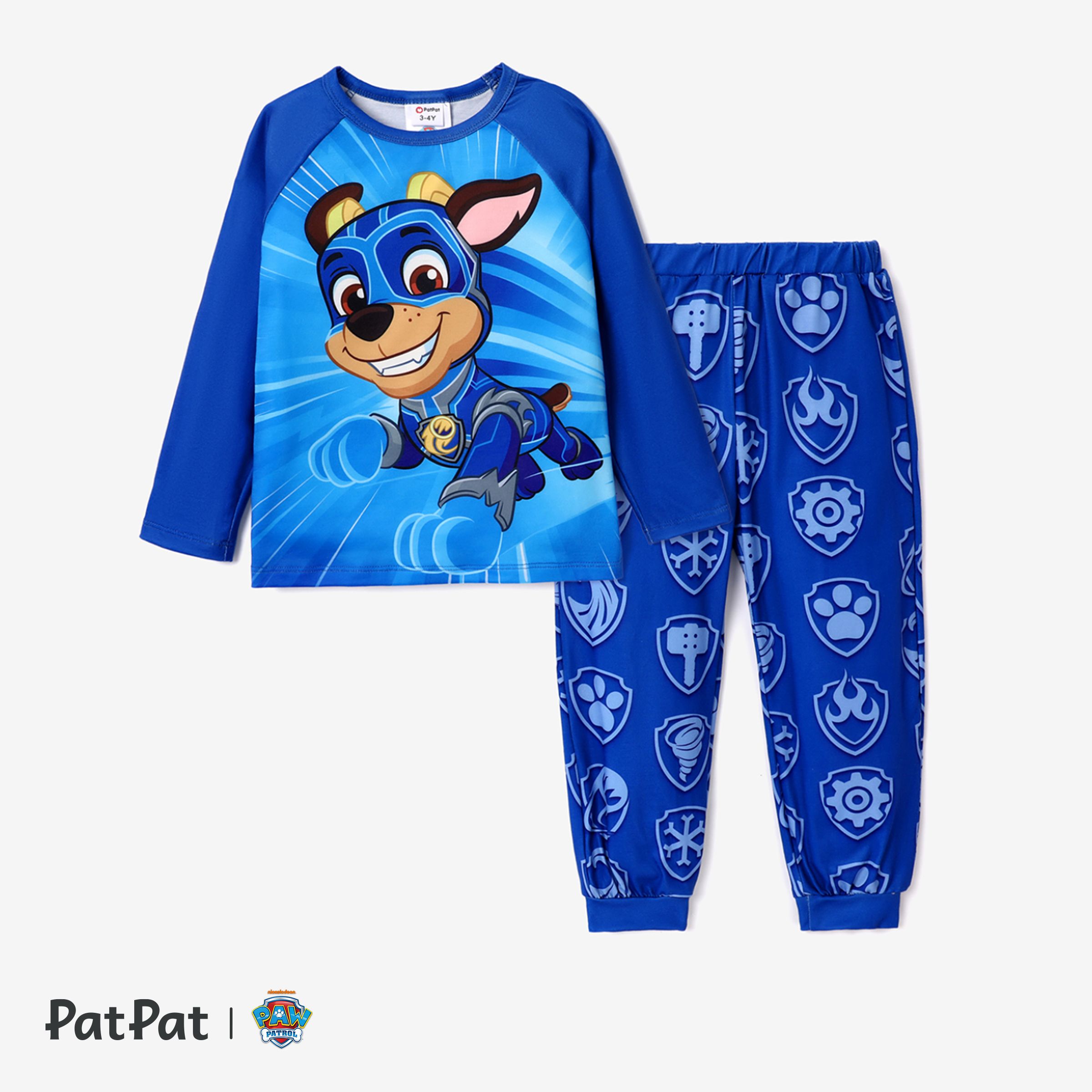 PAW Patrol Toddler Boy 2pcs Character Print Pullover à Manches Longues Sweat-shirt Et Pants Set