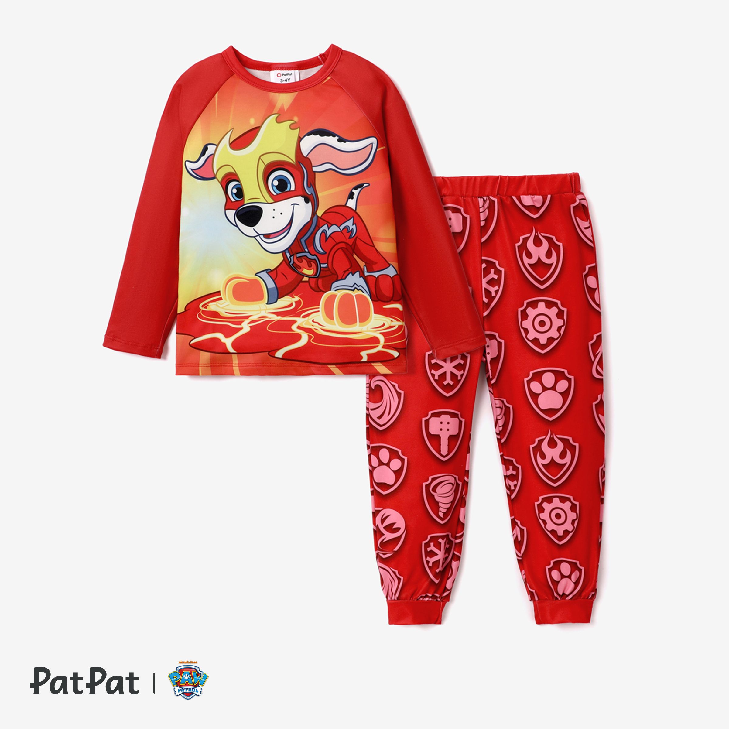 PAW Patrol Toddler Boy 2pcs Character Print Long-sleeve Pullover Sweatshirt And Pants Set