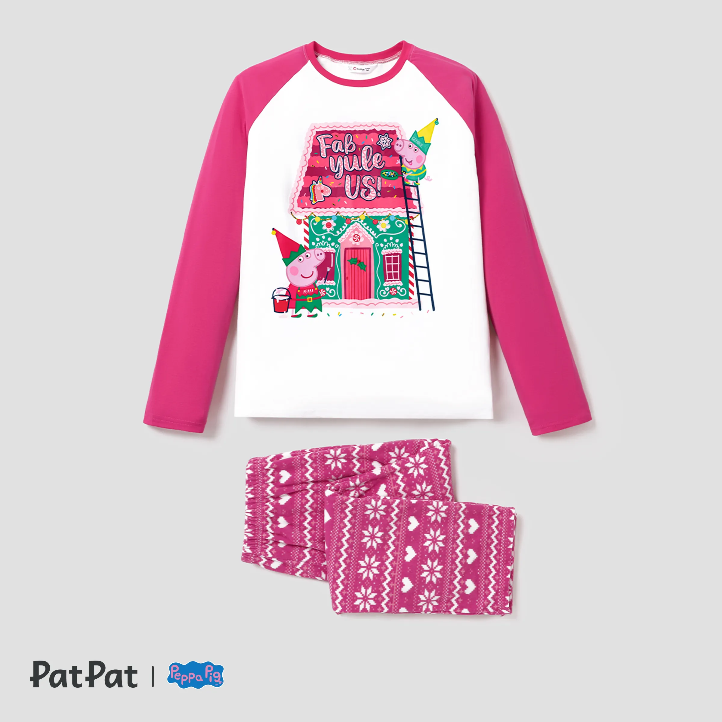 

Peppa Pig Christmas Mommy and Me Character Print Pajamas Sets (Flame Resistant)