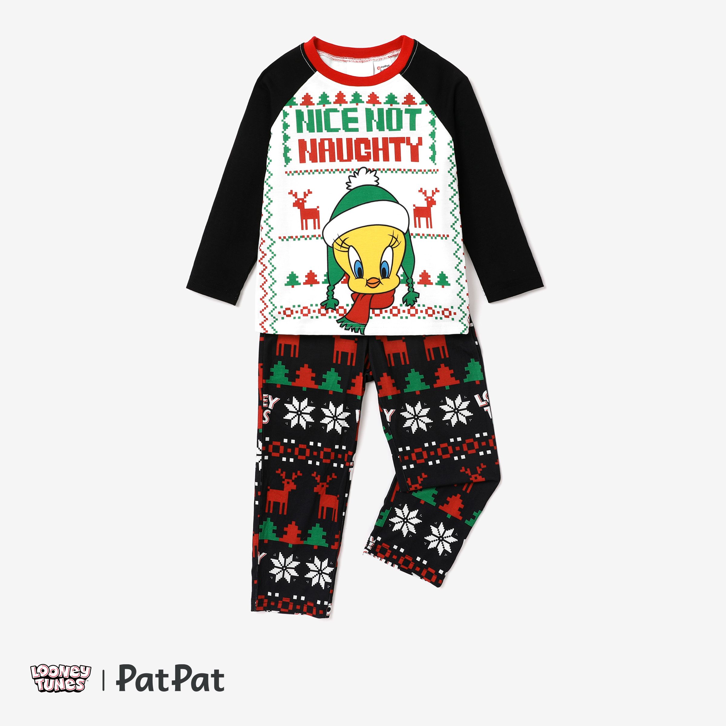 Pyjama De Noël Familial Looney Tunes (résistant Aux Flammes)