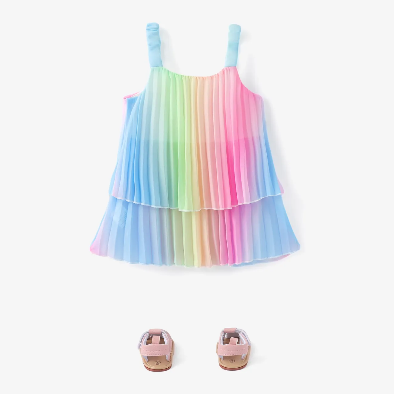 Baby Plissiert Avantgardistisch Kleider Mehrfarbig big image 1