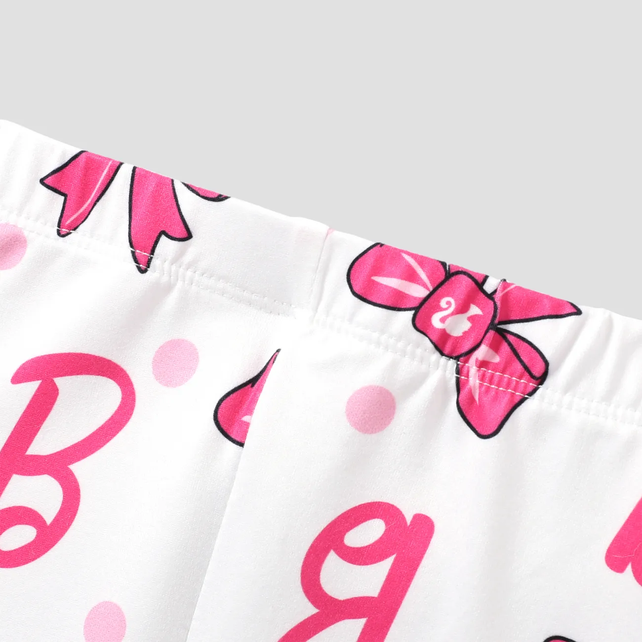 Barbie حريمي حلو طماق & سروال & سروال التمهيد أبيض big image 1