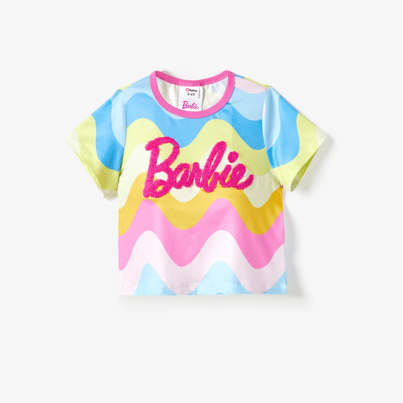 Barbie 短袖 上衣 媽咪寶寶裝 粉色的 big image 1