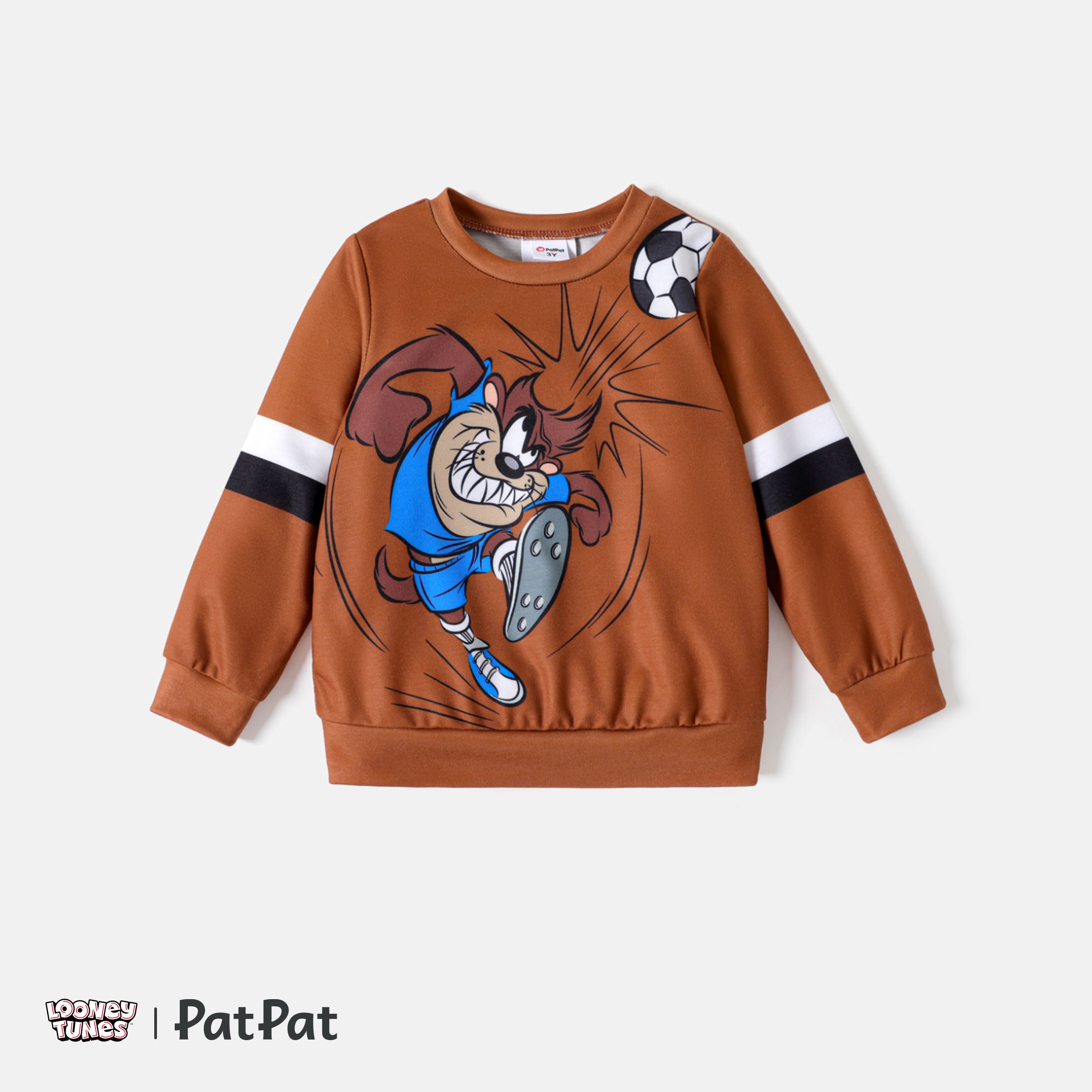 Looney Tunes Toddler Girl/Boy Striped Pullover Sweatshirt