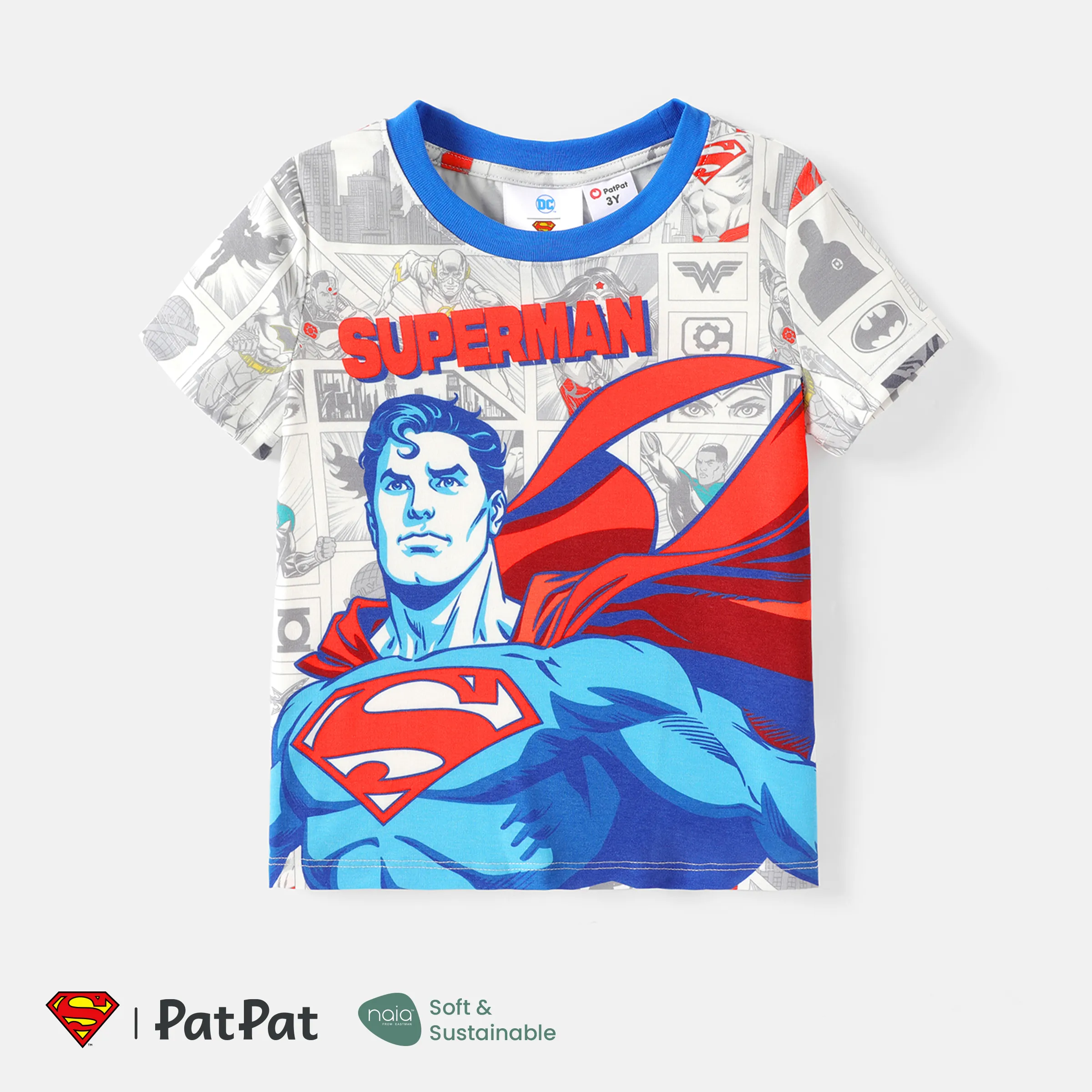 

Justice League Toddler Boy Naia Character Print Short-sleeve Tee