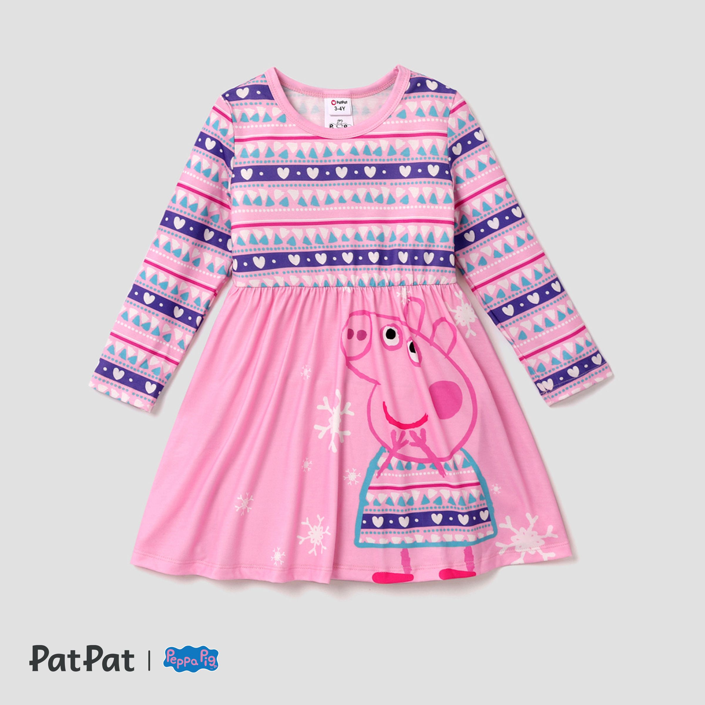 

Peppa Pig Toddler Girl Snowflake Pattern Plush Vest or Dress