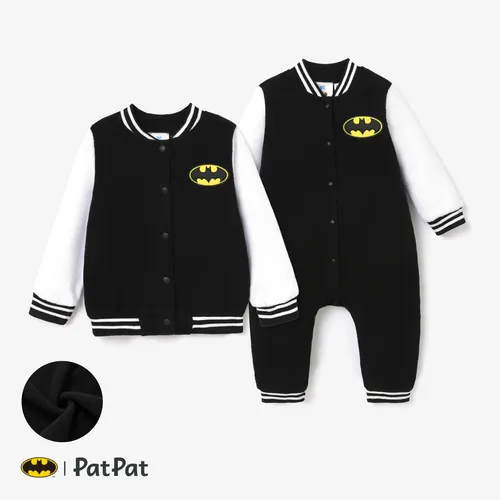 Batman Siblings Baby/Toddler Boy Super Hero Colorblock Top 