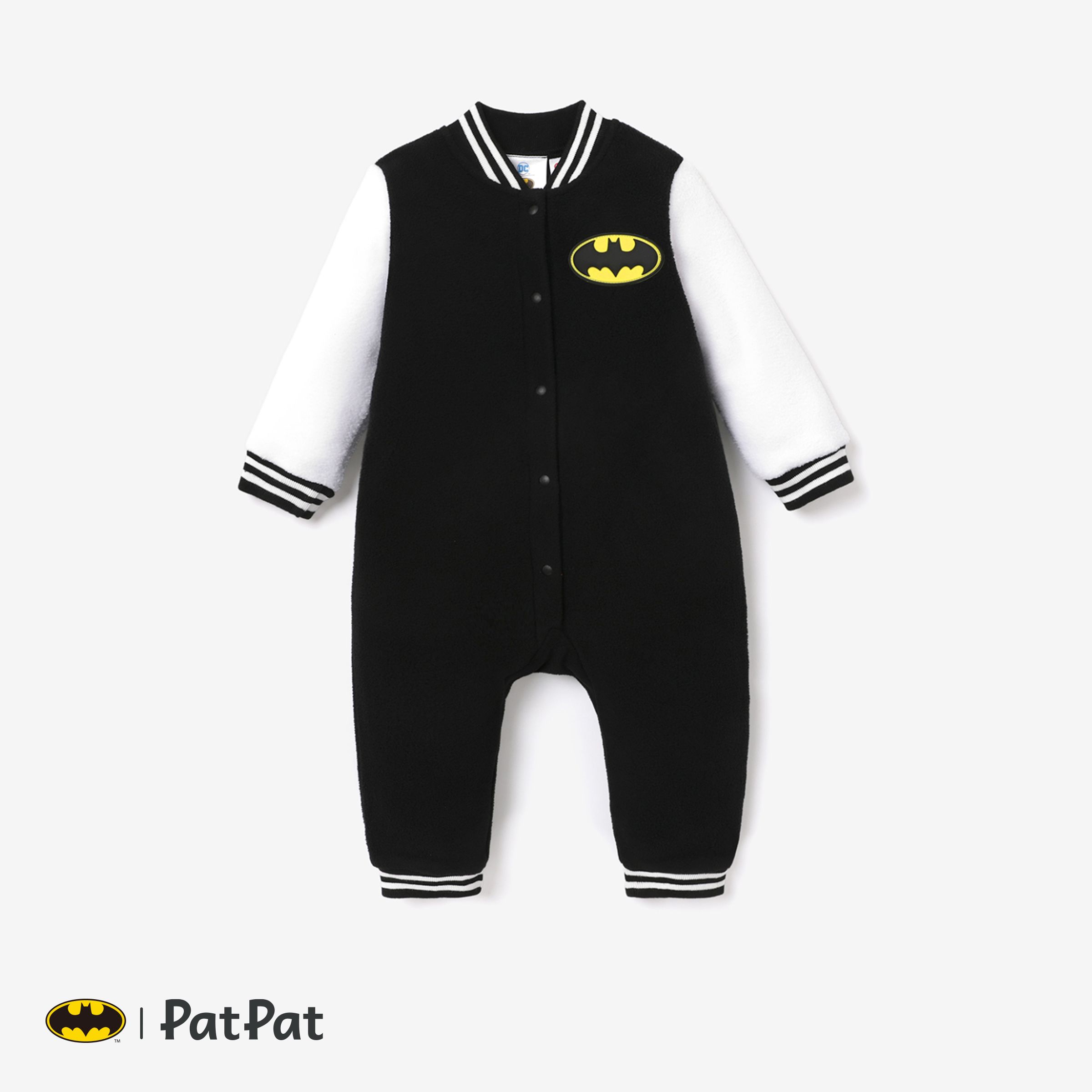 Batman Siblings Baby/Toddler Boy Super Hero Colorblock Top