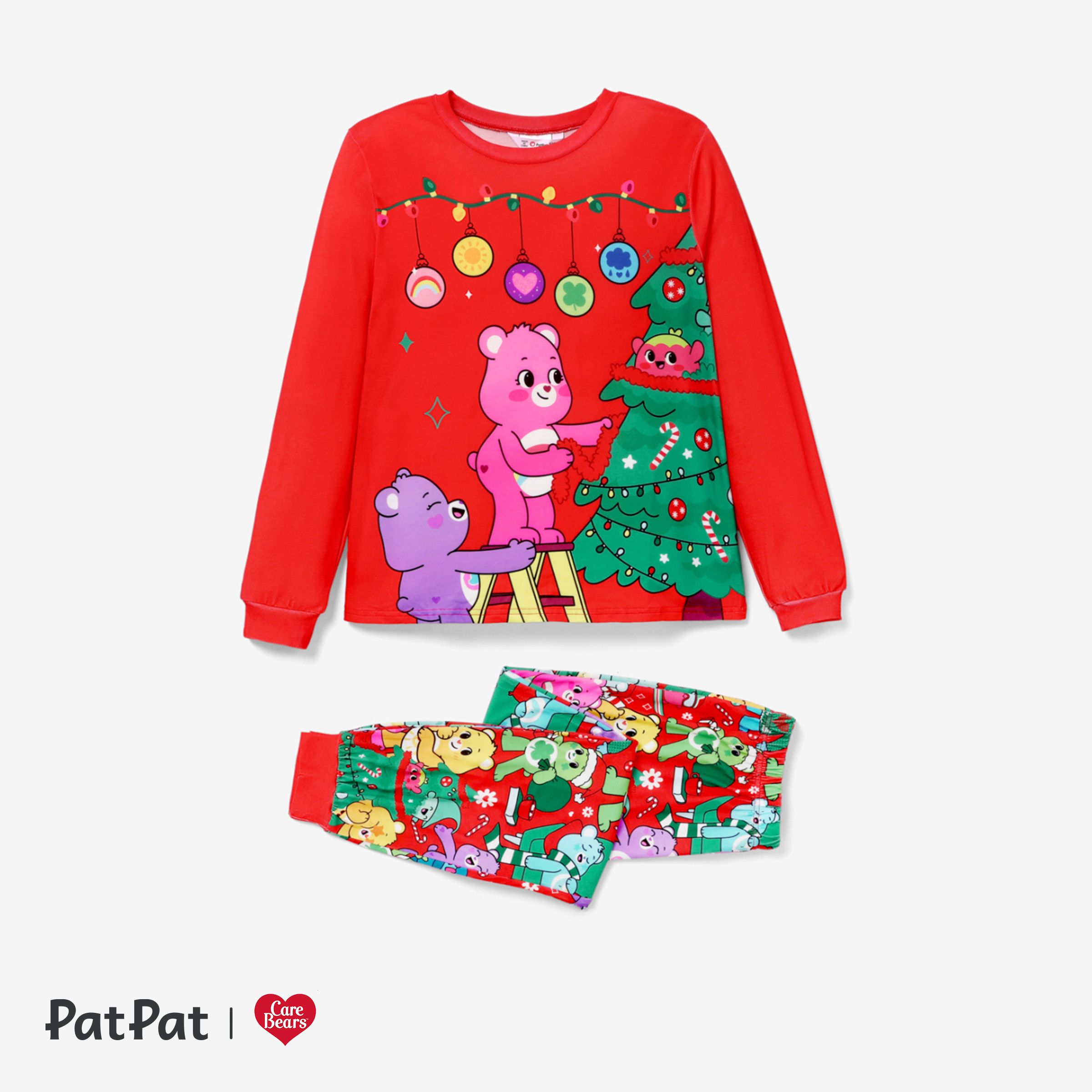 

Care Bears Christmas Family Matching Character Xmas Tree Print Long-sleeve Pajamas Sets (Flame Resistant)