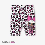 L.O.L. SURPRISE! Toddler Girl Leopard/Polk dot/Tye dyed Print Short Leggings PINK-1