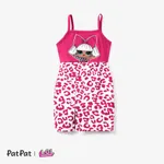 LOL Surprise Dia da Mãe IP Menina Botão Infantil Vestidos cor de rosa
